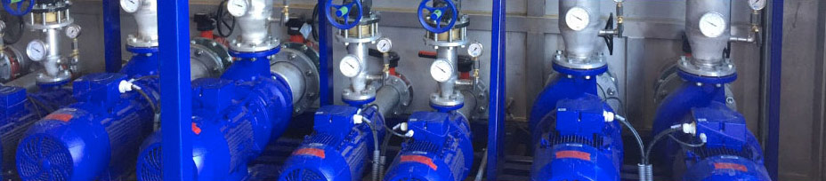 Kühlwasseranlagen von IKS - Das Pumpenmodul ist ein Bauteil des Prozesskühlers.